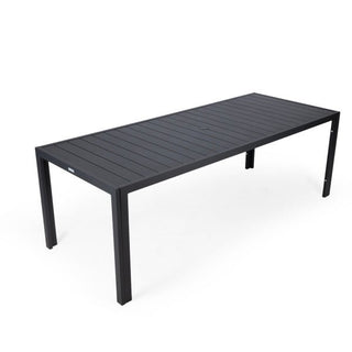 LeisureModLeisuremod | Chelsea Aluminum Outdoor 87" Dining Table | CT87BLCT87BL-1Aloha Habitat