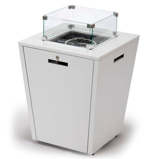 LeisureModLeisureMod | Chelsea Aluminum Patio Modern Propane Fire Pit Side Table | CF21CF21WAloha Habitat