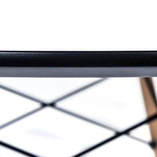 LeisureModLeisureMod | Dover Round Wooden Top Dining Table W/ Natural Wood Eiffel Base | EP47REP47BLTRAloha Habitat