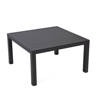 LeisureModLeisureMod | Hamilton Modern Outdoor Patio Aluminum Coffee Table | HT32BLHT32BLAloha Habitat