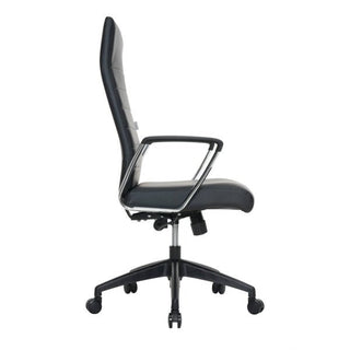 LeisureModLeisureMod | Hilton Modern High-Back Leather Office Chair | HO20BLLHO20BLLAloha Habitat