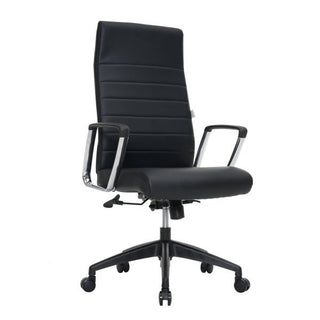 LeisureModLeisureMod | Hilton Modern High-Back Leather Office Chair | HO20BLLHO20BLLAloha Habitat