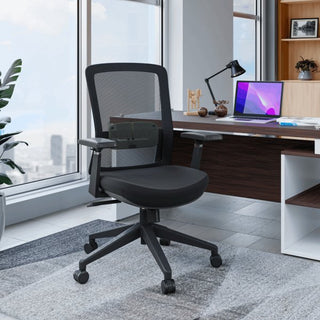 LeisureModLeisureMod | Ingram Modern Office Task Chair with adjustable armrests | IO20IO20BLAloha Habitat