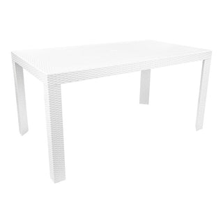 LeisureModLeisureMod | Mace Weave Design Outdoor Dining Table | MT55MT55WAloha Habitat