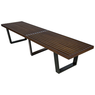 LeisureModLeisureMod | Mid-Century Inwood Platform Bench - 6 Feet | NB72NB72DWAloha Habitat