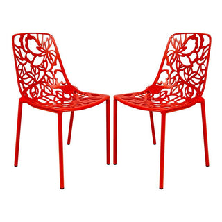 LeisureModModern Devon Aluminum Chair, Set of 2DC23R2Aloha Habitat