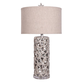 Lux LightingDarla 30" Poly Star Table Lamp -Beige, (Set of 2)LUX-1736-BEIGEAloha Habitat