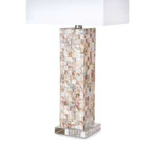 Lux LightingHarper 28" Nature Mother of Pearl Table lamp w/ Crystals, (Set of 2)LUX-1720-PEARLAloha Habitat