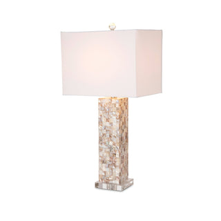 Lux LightingHarper 28" Nature Mother of Pearl Table lamp w/ Crystals, (Set of 2)LUX-1720-PEARLAloha Habitat