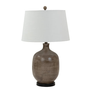 Lux LightingSierra 28" Grey Brown Tone Poly Table Lamp, (Set of 2)LUX-06055-GREY/BROWNAloha Habitat