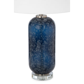 Lux LightingTootsie 30" Blue Glass Table Lamp w/ Crystal Base, (Set of 2)LUX-732-BLUEAloha Habitat