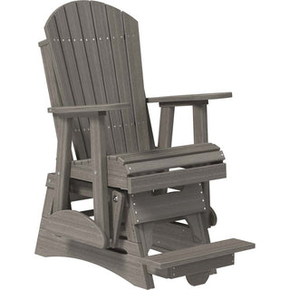 LuxCraft2′ Outdoor Adirondack Balcony Glider Chair2APBAGCGAloha Habitat