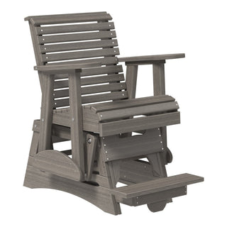 LuxCraft2′ Outdoor Plain Balcony Glider Chair2PPBAGCGAloha Habitat