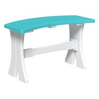 LuxCraft28″ Outdoor Table BenchP28TBABWAloha Habitat