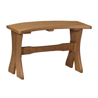 LuxCraft28″ Outdoor Table BenchP28TBAMAloha Habitat