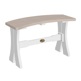 LuxCraft28″ Outdoor Table BenchP28TBBIWAloha Habitat