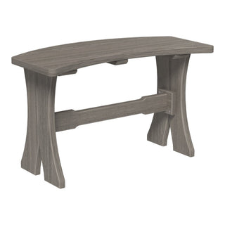 LuxCraft28″ Outdoor Table BenchP28TBCGAloha Habitat