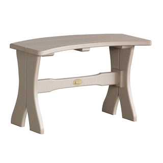 LuxCraft28″ Outdoor Table BenchP28TBWWAloha Habitat