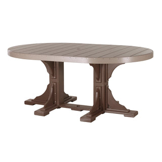 LuxCraft4′ x 6′ Outdoor Oval TableP46OAMDAloha Habitat