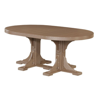 LuxCraft4′ x 6′ Outdoor Oval TableP46OAMDAloha Habitat