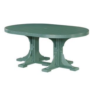 LuxCraft4′ x 6′ Outdoor Oval TableP46OAMDAloha Habitat