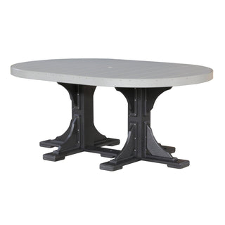 LuxCraft4′ x 6′ Outdoor Oval TableP46OAMDAloha Habitat