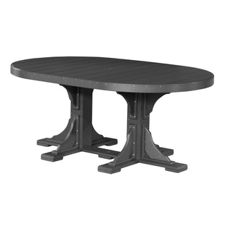 LuxCraft4′ x 6′ Outdoor Oval TableP46OAMDAloha Habitat