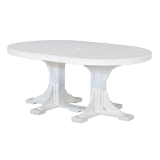 LuxCraft4′ x 6′ Outdoor Oval TableP46OWDAloha Habitat