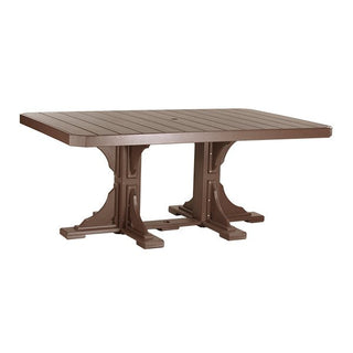 LuxCraft4′ x 6′ Outdoor Rectangular TableP46RTCBRDAloha Habitat