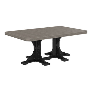 LuxCraft4′ x 6′ Outdoor Rectangular TableP46RTCGBDAloha Habitat