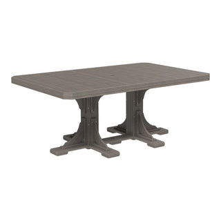 LuxCraft4′ x 6′ Outdoor Rectangular TableP46RTCGDAloha Habitat