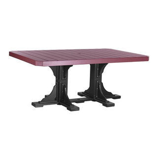 LuxCraft4′ x 6′ Outdoor Rectangular TableP46RTCHBDAloha Habitat