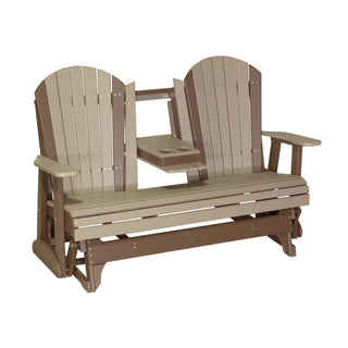 LuxCraft5′ Outdoor Adirondack Glider5APGWWCBRAloha Habitat