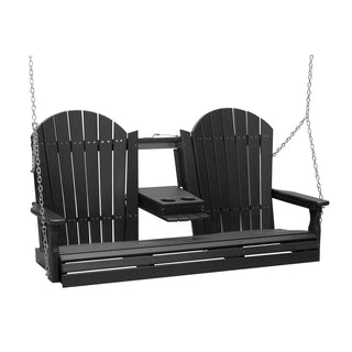 LuxCraft5′ Outdoor Adirondack Swing5APSBKAloha Habitat