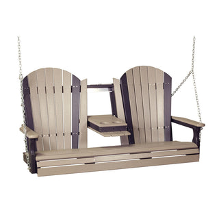 LuxCraft5′ Outdoor Adirondack Swing5APSWWBAloha Habitat