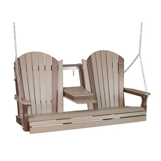 LuxCraft5′ Outdoor Adirondack Swing5APSWWCBRAloha Habitat