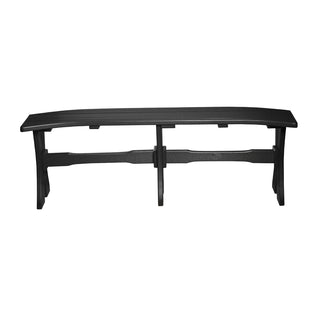 LuxCraft52″ Outdoor Table BenchP52TBBKAloha Habitat