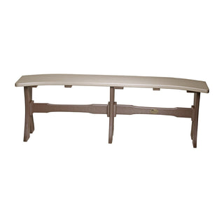 LuxCraft52″ Outdoor Table BenchP52TBWWCBRAloha Habitat