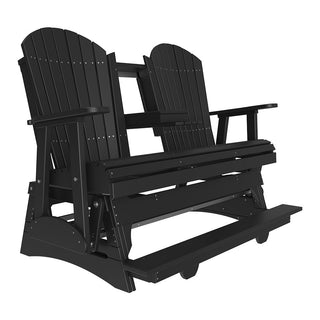 LuxCraft5′Outdoor Adirondack Balcony Glider5APBAGBKAloha Habitat