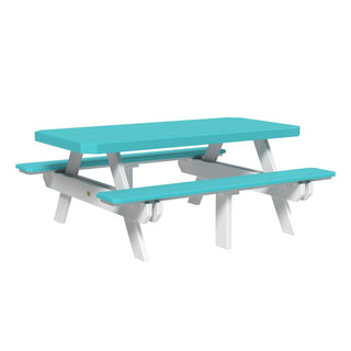 LuxCraftOutdoor 6′ Rectangular Picnic TableP6RPTABWAloha Habitat