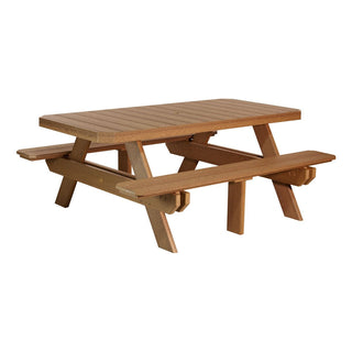 LuxCraftOutdoor 6′ Rectangular Picnic TableP6RPTAMAloha Habitat