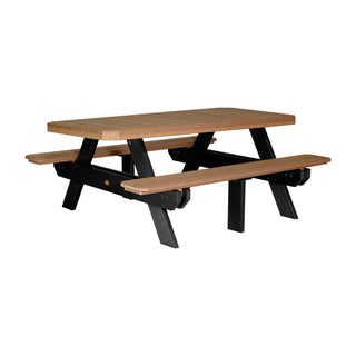 LuxCraftOutdoor 6′ Rectangular Picnic TableP6RPTAMBAloha Habitat