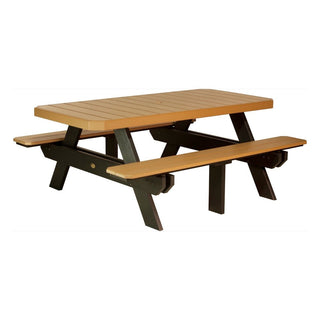 LuxCraftOutdoor 6′ Rectangular Picnic TableP6RPTCBAloha Habitat