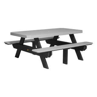 LuxCraftOutdoor 6′ Rectangular Picnic TableP6RPTDGBAloha Habitat