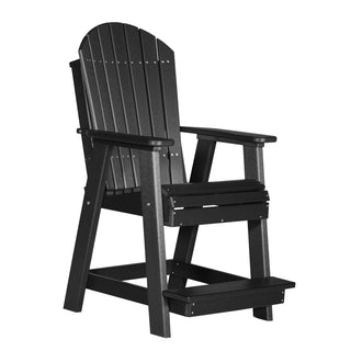 LuxCraftOutdoor Adirondack Balcony ChairPABCBKAloha Habitat