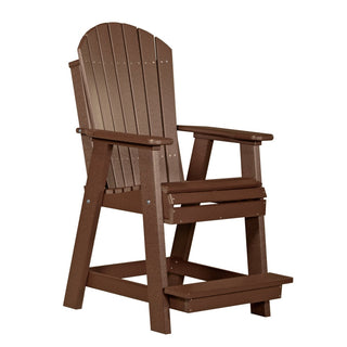 LuxCraftOutdoor Adirondack Balcony ChairPABCCBRAloha Habitat