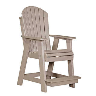 LuxCraftOutdoor Adirondack Balcony ChairPABCWWAloha Habitat