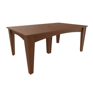 LuxCraftOutdoor Island Dining Table (44″ x 72″ Rectangular)IDT4472RCBRAloha Habitat