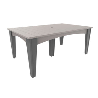 LuxCraftOutdoor Island Dining Table (44″ x 72″ Rectangular)IDT4472RDGSAloha Habitat