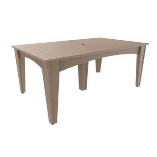 LuxCraftOutdoor Island Dining Table (44″ x 72″ Rectangular)IDT4472RWWAloha Habitat